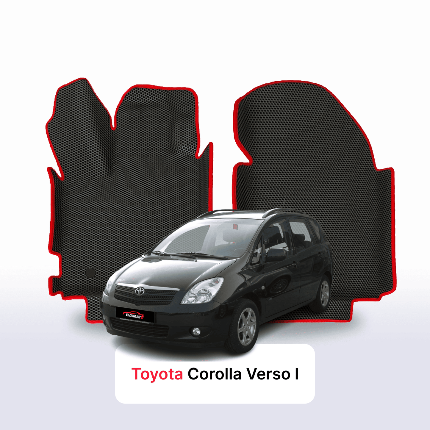 Autokoberce EVA pro Toyota Corolla Verso 1 gen 2001-2004 r. MINIVAN