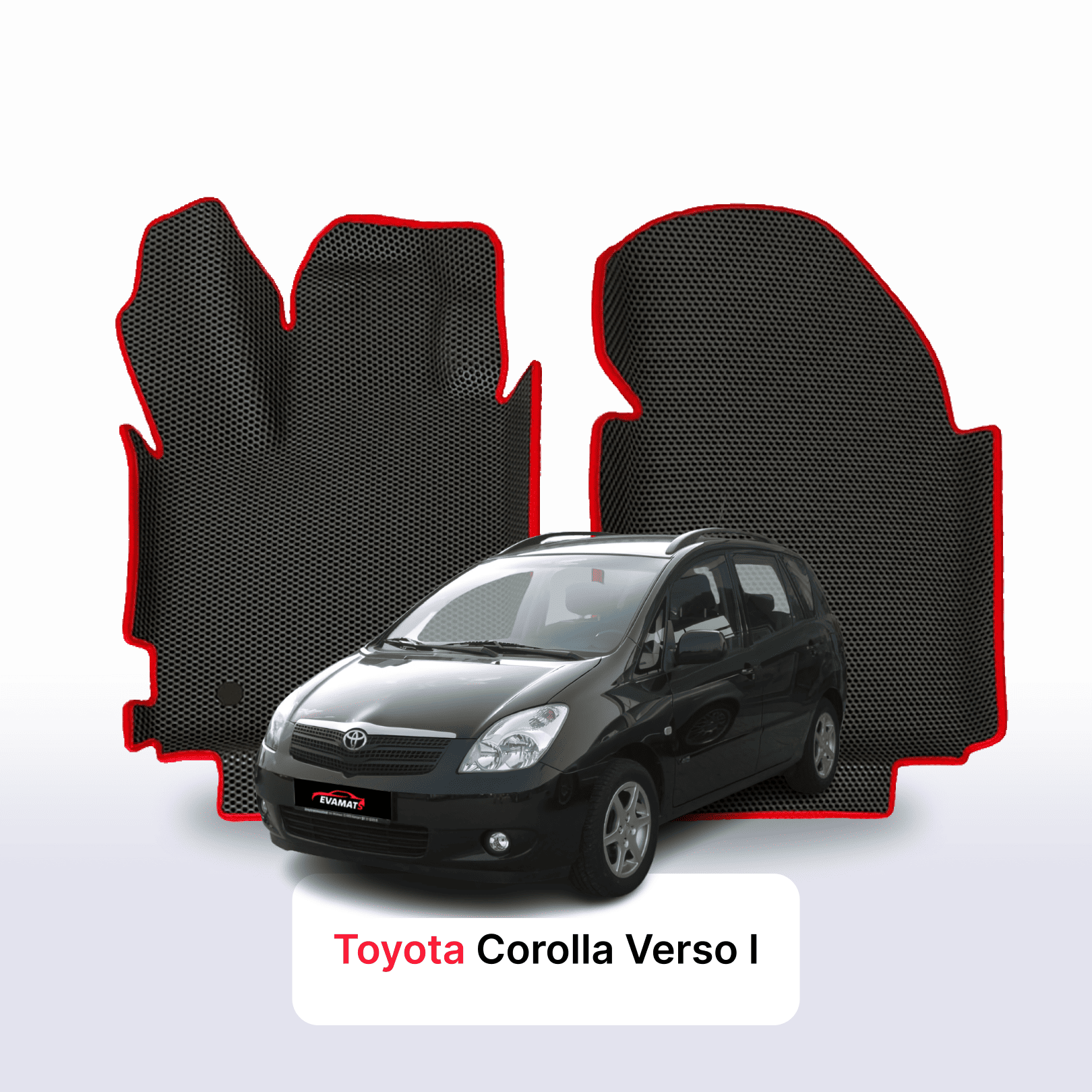 Autokoberce EVA pro Toyota Corolla Verso 1 gen 2001-2004 r. MINIVAN
