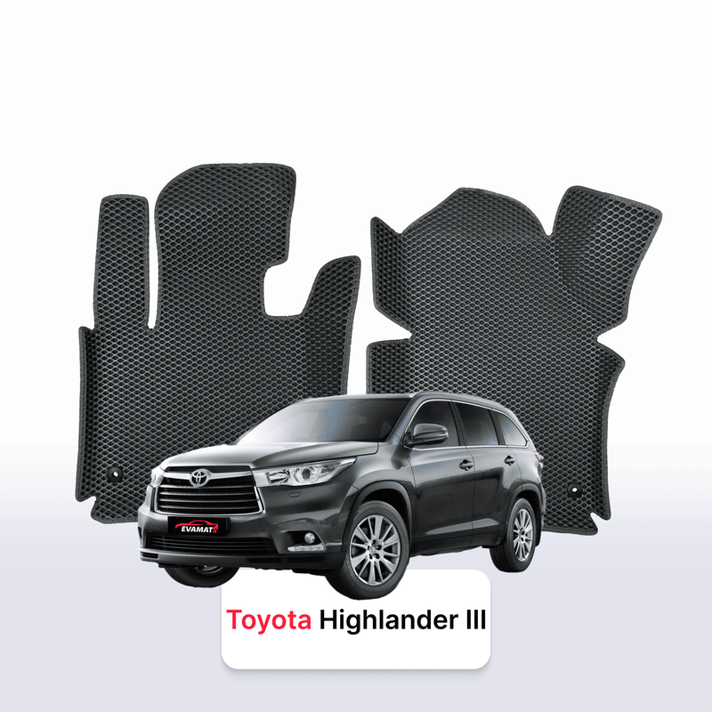 Autokoberce EVA pro Toyota Highlander 3 gen 2013-2019 r. SUV 5 dveří