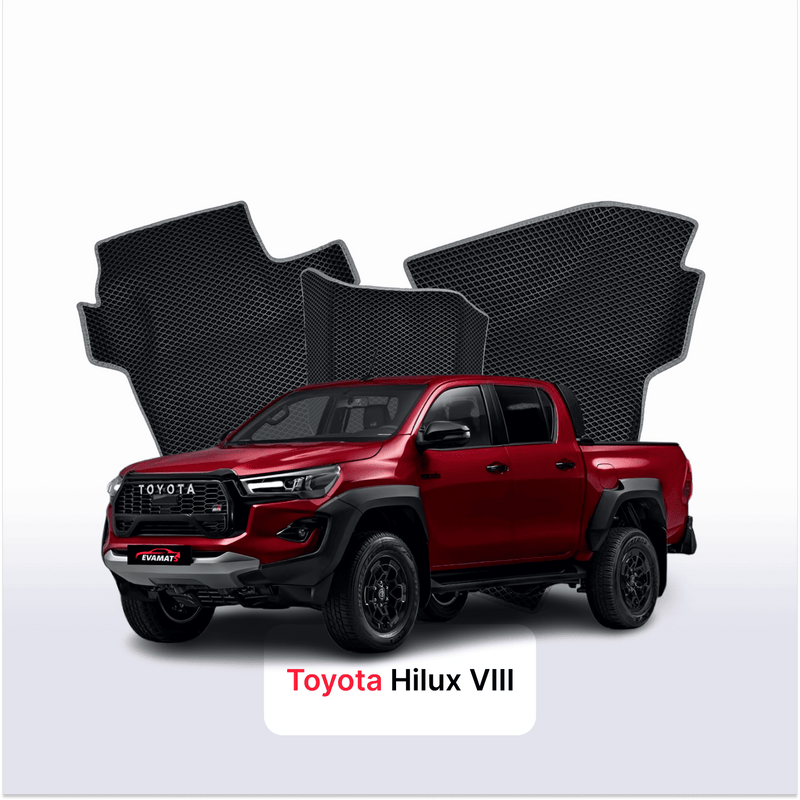 Autokoberce EVA pro Toyota Hilux GR Sport 8 gen 2015-2026 r. PICK-UP dvojkabina