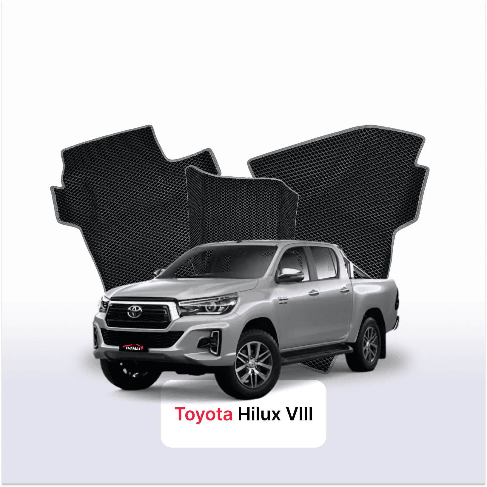 Autokoberce EVA pro Toyota Hilux 8 gen 2015-2026 r. PICK-UP dvojkabina