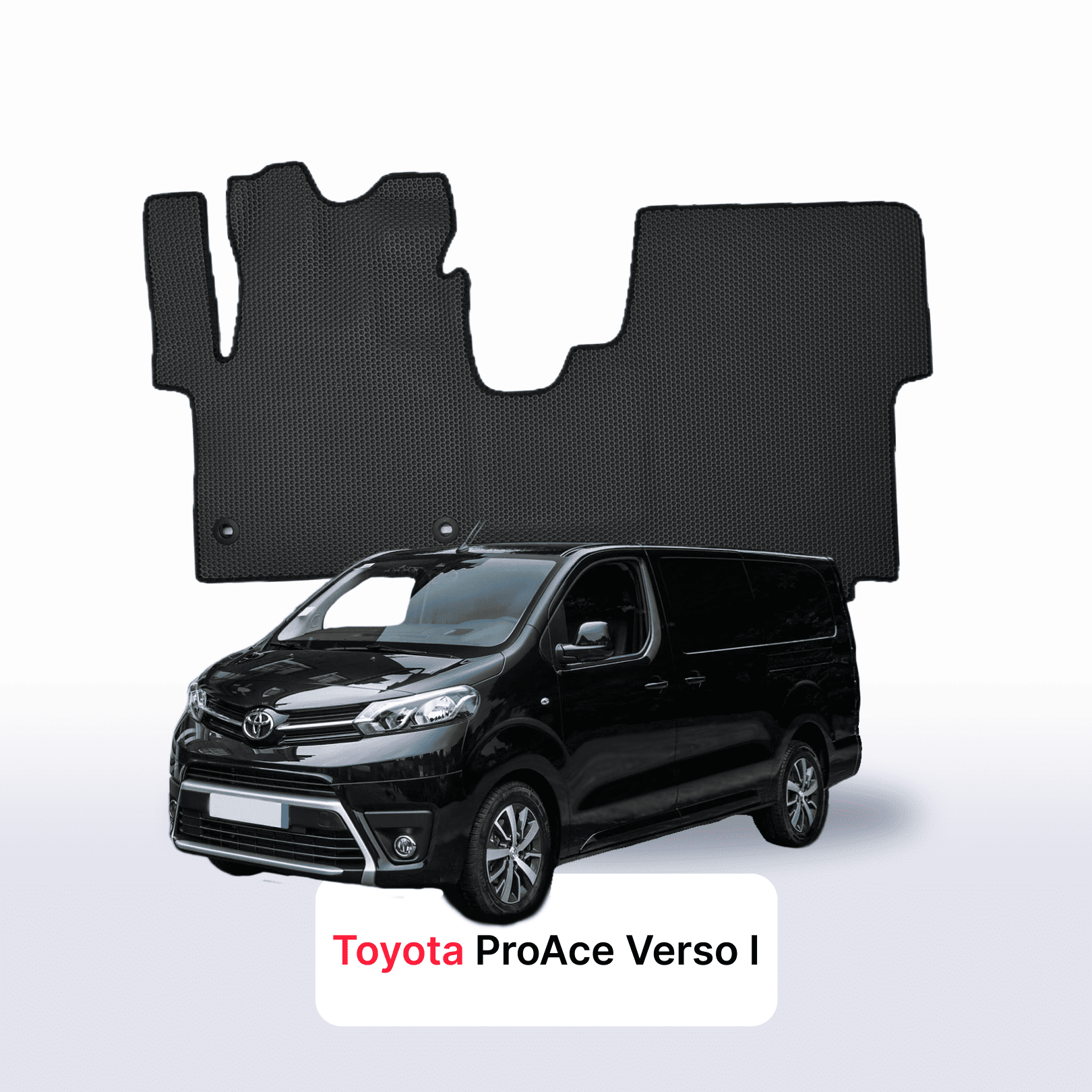 Autokoberce EVA pro Toyota ProAce Verso 2016-2028 r. MINIVAN LONG VIP 7 míst