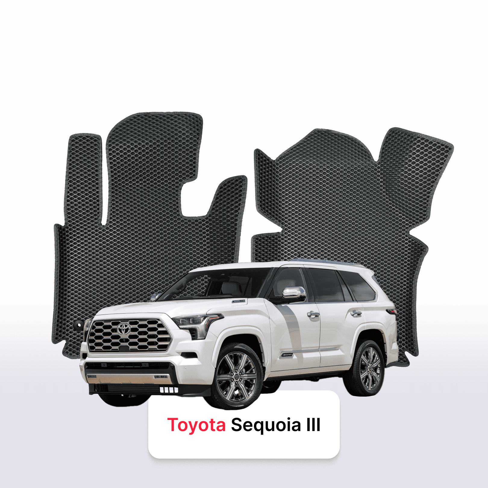 Autokoberce EVA pro Toyota Sequoia 3 gen 2022-2024 r. SUV