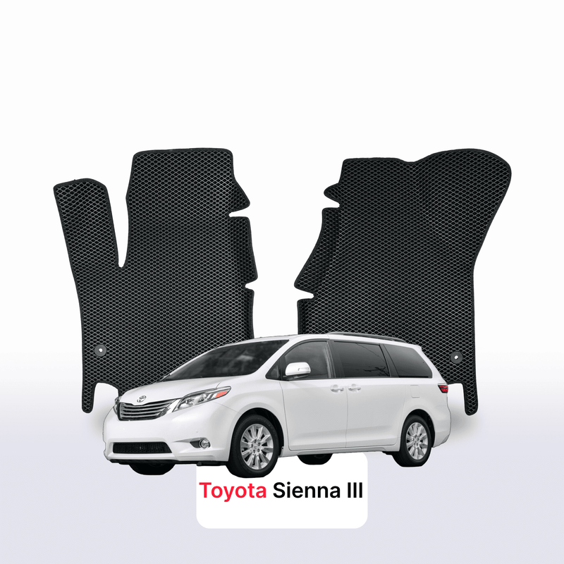 Autokoberce EVA pro Toyota Sienna 3 gen 2010-2020 r. MINIVAN