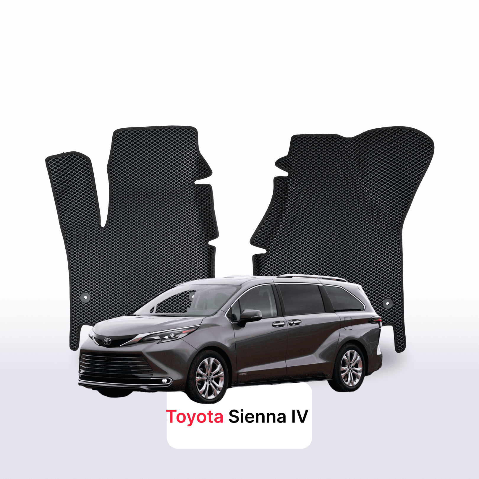 Autokoberce EVA pro Toyota Sienna 4 gen 2020-2028 r. MINIVAN