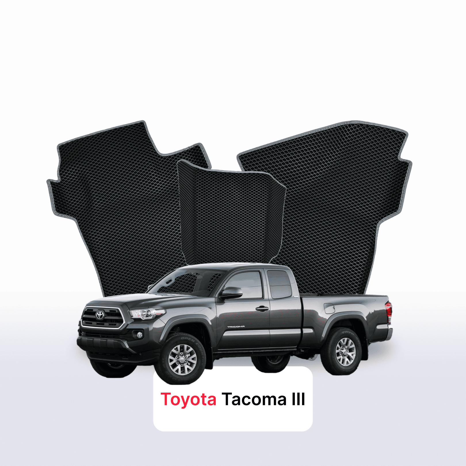 Autokoberce EVA pro Toyota Tacoma 3 gen 2015-2023 r. PICK-UP półtorej kabiny