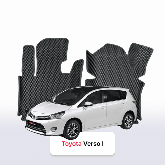 Autokoberce EVA pro Toyota Verso 1 gen 2009-2018 r. MINIVAN 7 míst