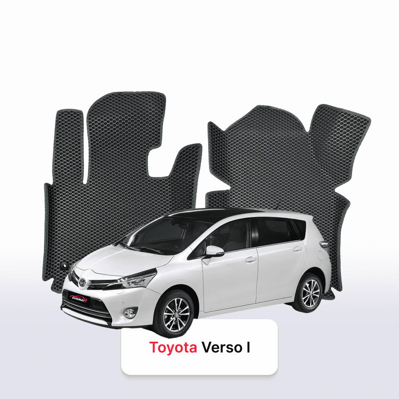 Autokoberce EVA pro Toyota Verso 1 gen 2009-2018 r. MINIVAN 7 míst