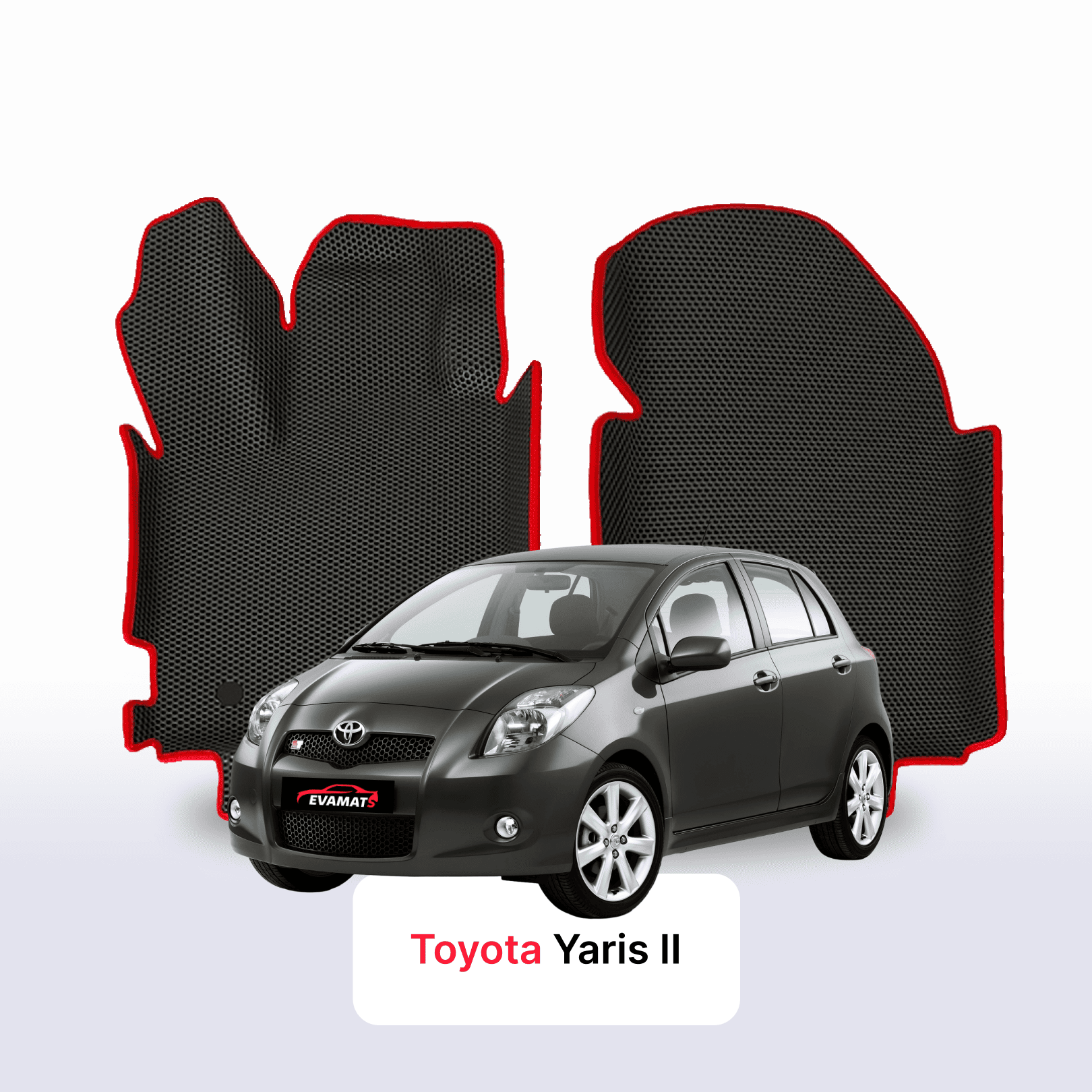 Autokoberce EVA pro Toyota Yaris 2 gen 2005-2012 r. HATCHBACK 5 dveří