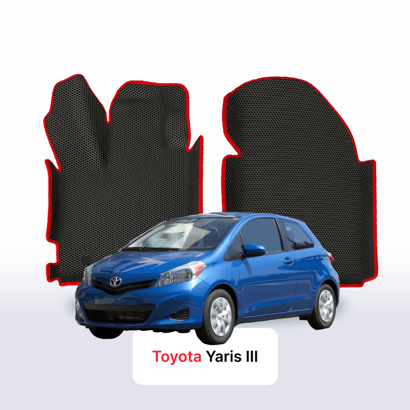 Autokoberce EVA pro Toyota Yaris 3 gen 2010-2020 r. HATCHBACK 3 dveře