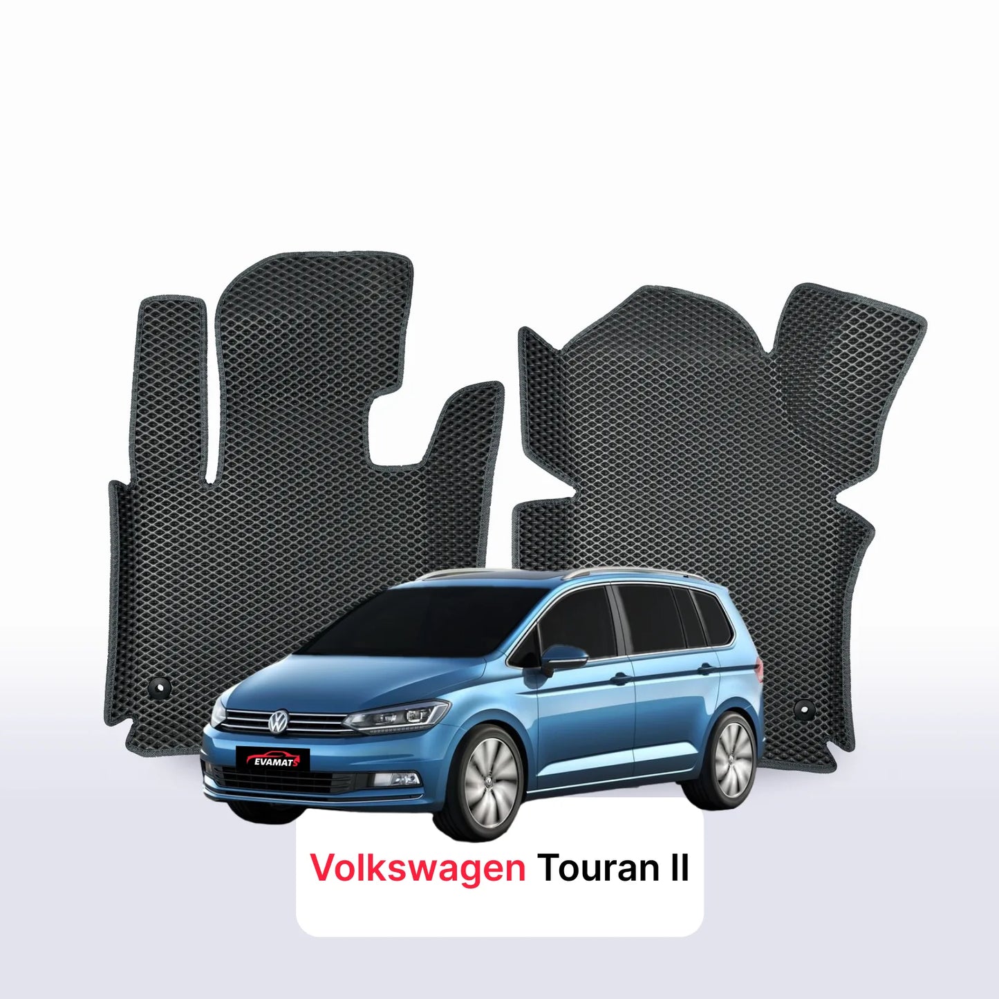 Autokoberce EVA pro Volkswagen Touran II gen 2015-2027 r. MINIVAN