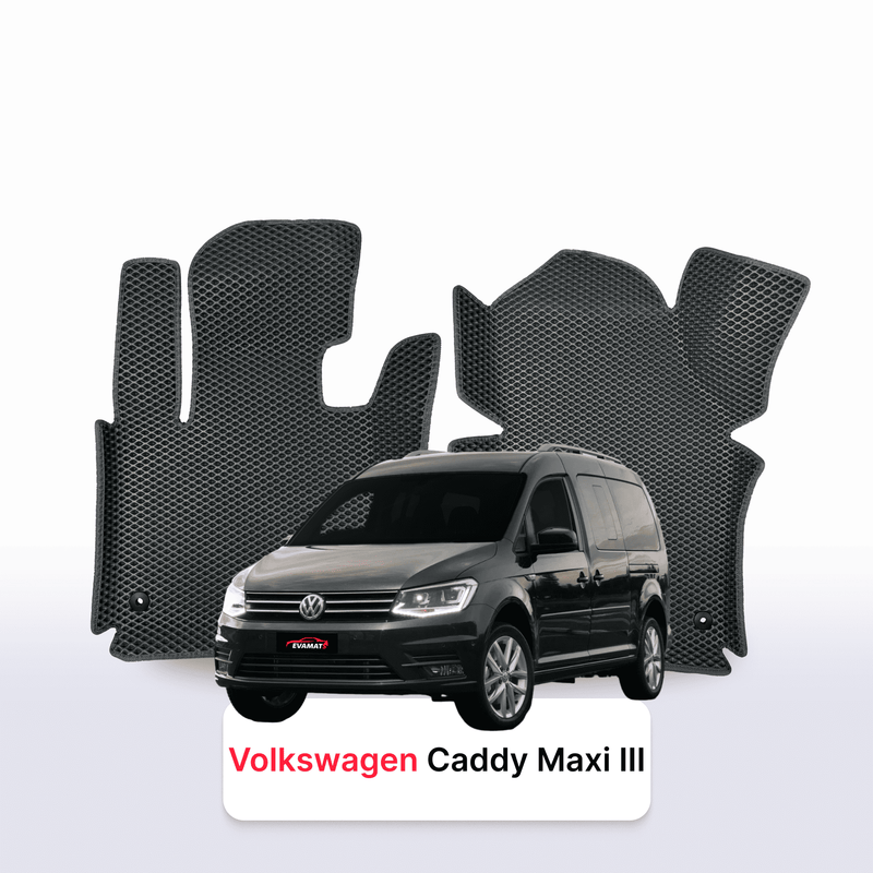 Autokoberce EVA pro Volkswagen Caddy Maxi III gen 2004-2020 r. MINIVAN 7  míst