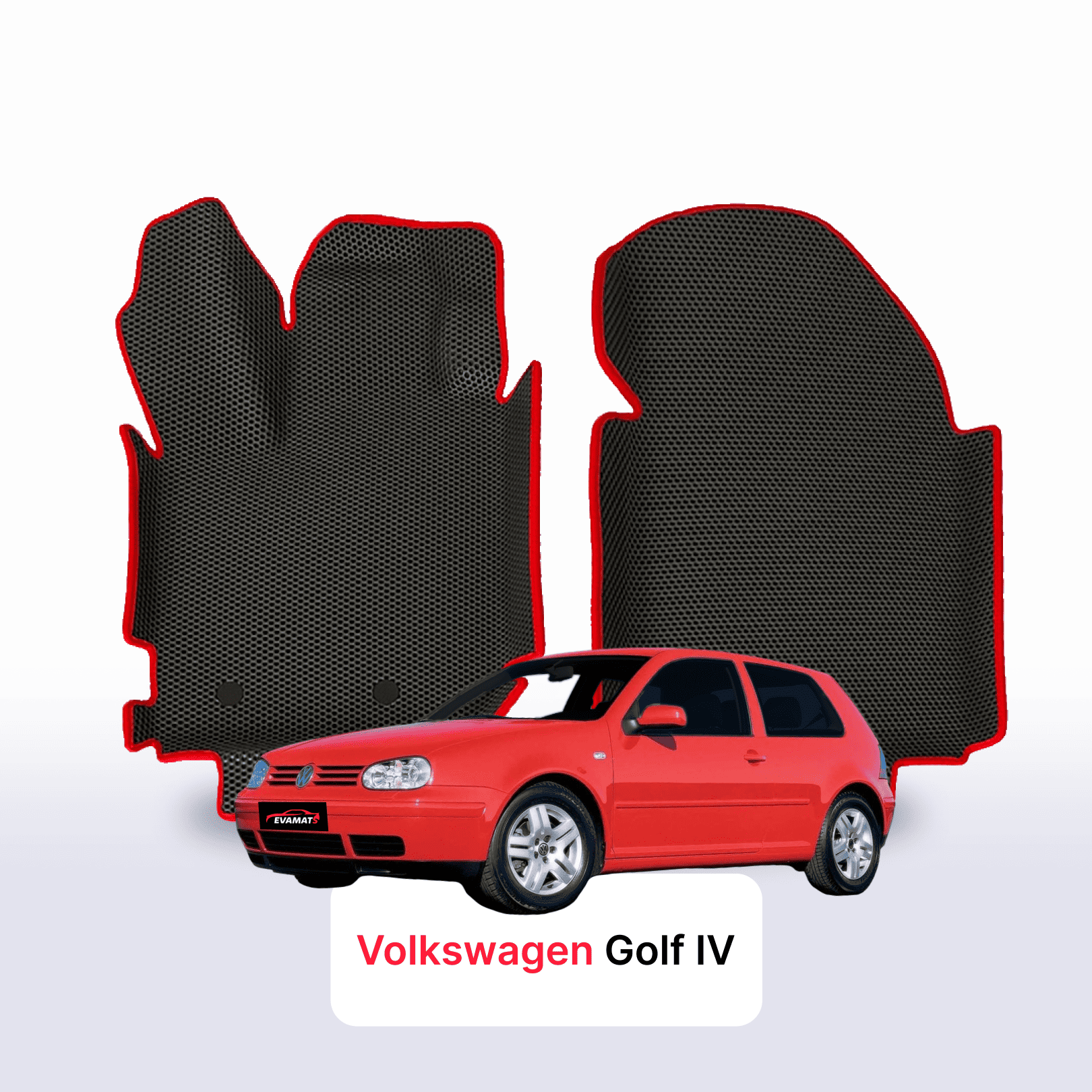 Autokoberce EVA pro Volkswagen Golf(MK4) IV gen 1997-2006 r. HATCHBACK 3 dveře