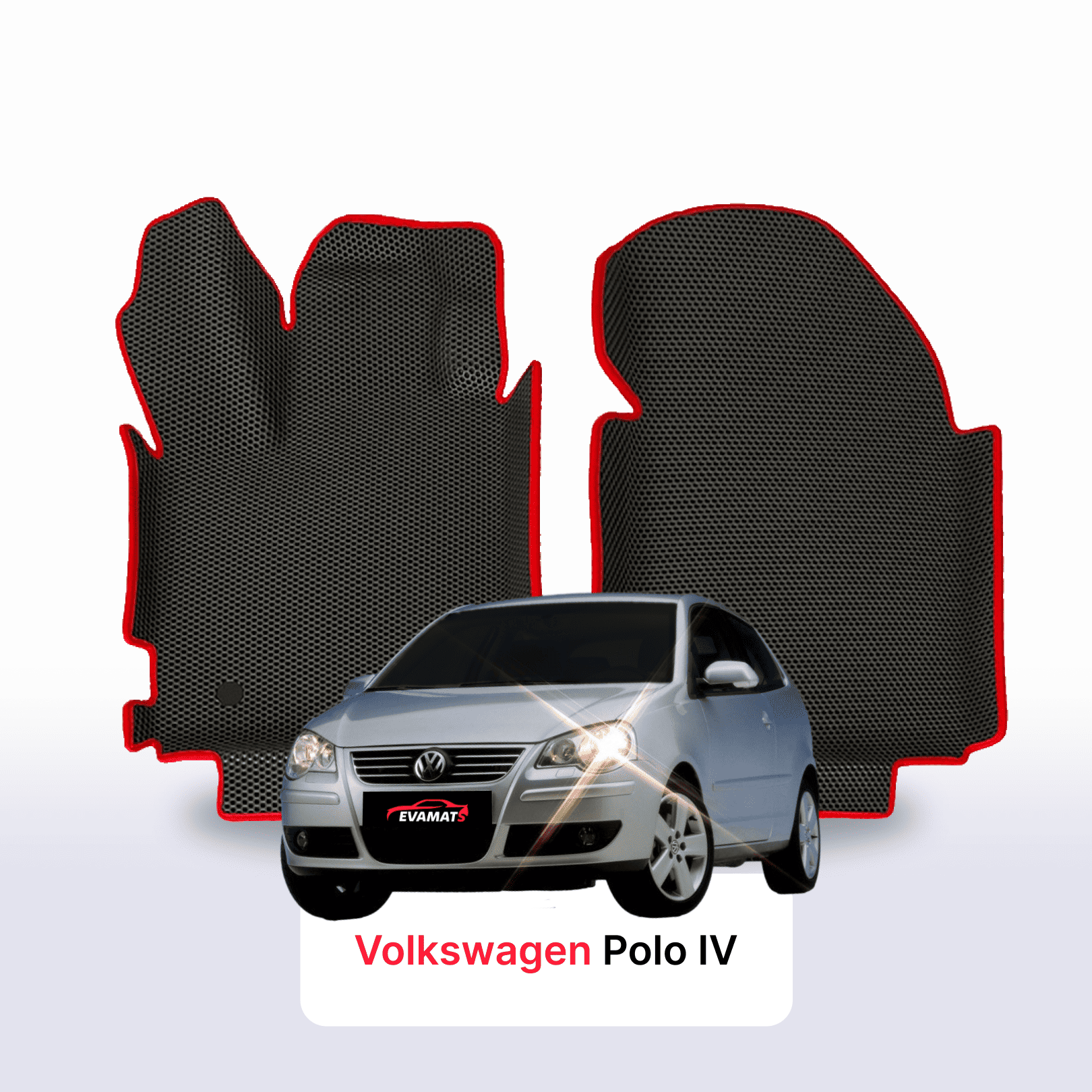 Autokoberce EVA pro Volkswagen Polo(MK4) IV gen 2001-2009 r. HATCHBACK 3 dveře