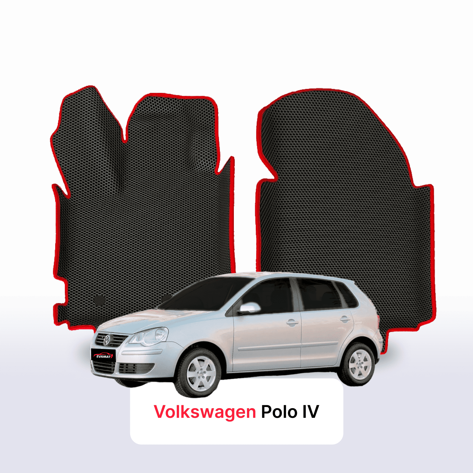 Autokoberce EVA pro Volkswagen Polo(MK4) IV gen 2001-2009 r. HATCHBACK 5 dveří