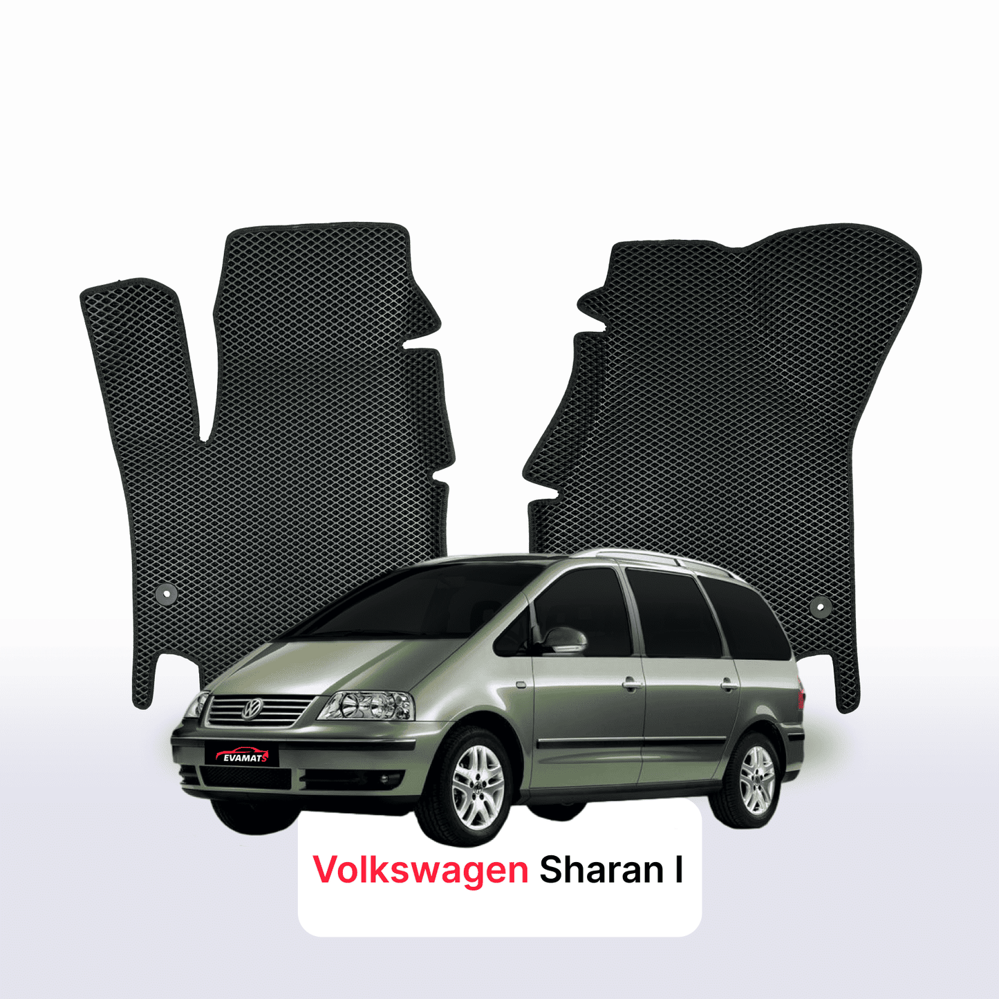 Autokoberce EVA pro Volkswagen Sharan facelift I gen 2000-2010 r. MINIVAN