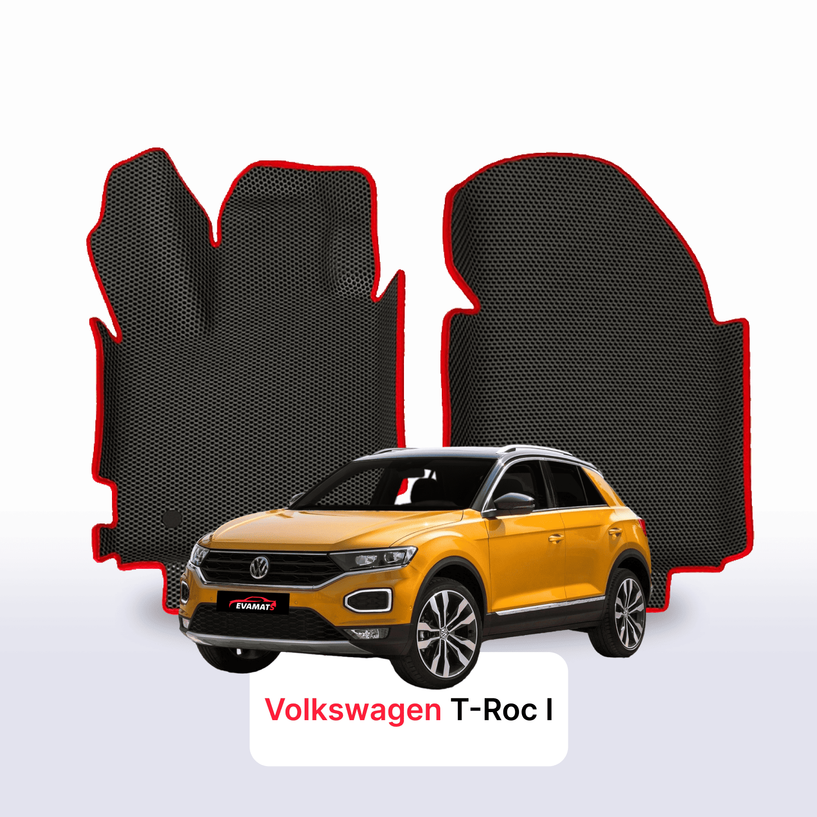 Car mats EVA for Volkswagen T-Roc I gen 2017-2026 year SUV