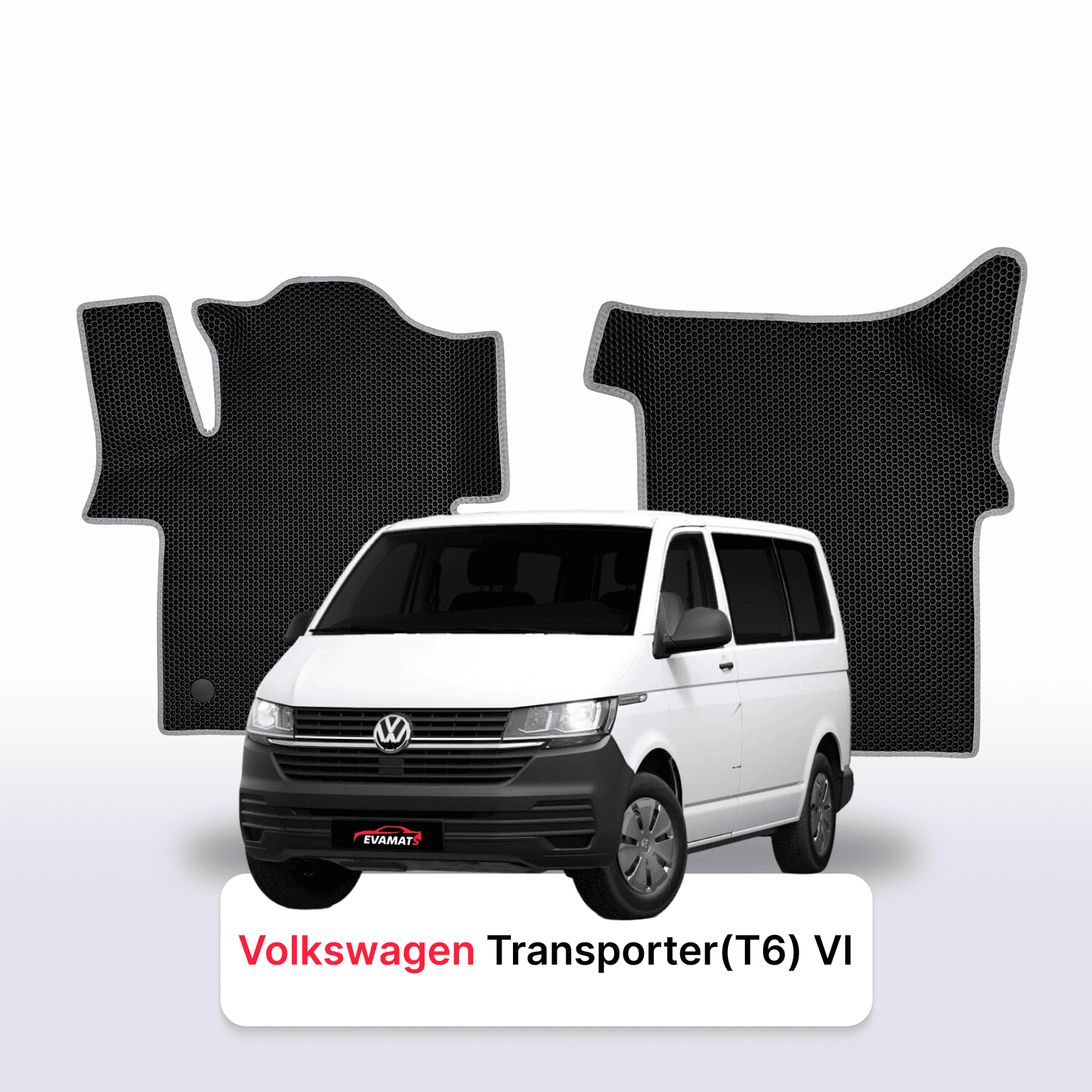 Autokoberce EVA pro Volkswagen Transporter(T6) VI gen 2015-2024 r. DODÁVKA LONG