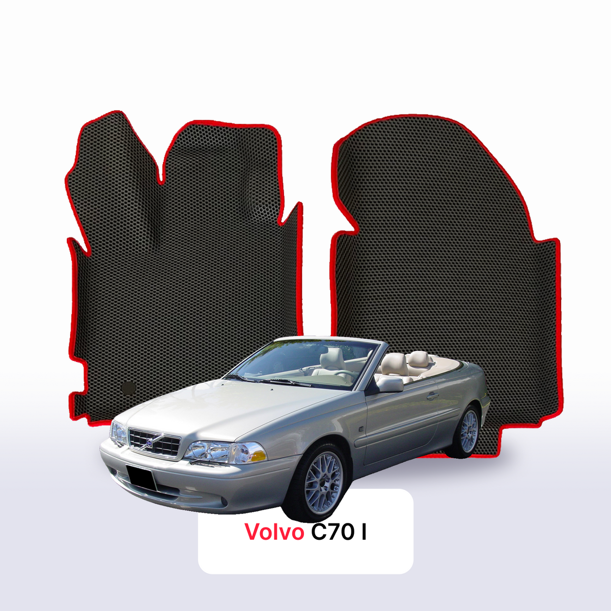 Autokoberce EVA pro Volvo C70 1 gen 1997-2005 r. KABRIOLET