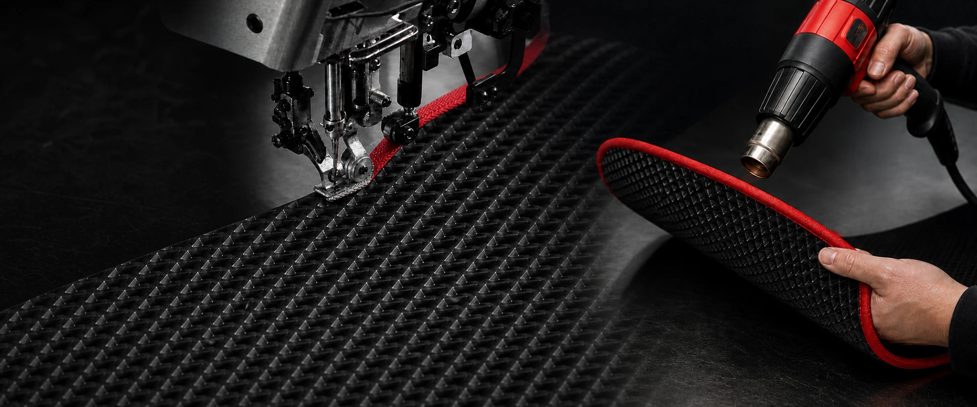 Carvion edge binding and 3D shaping