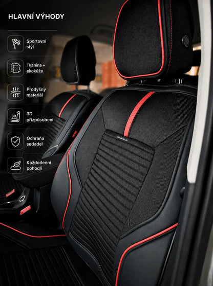 Sportovní autopotahy 5D Premium - obrázek 2