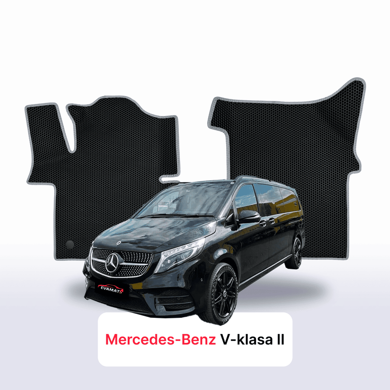 Autokoberce EVA pro Mercedes-Benz V-klasa 3 gen (W447) 2014-2027 r. MINIBUSEXTRA LONG