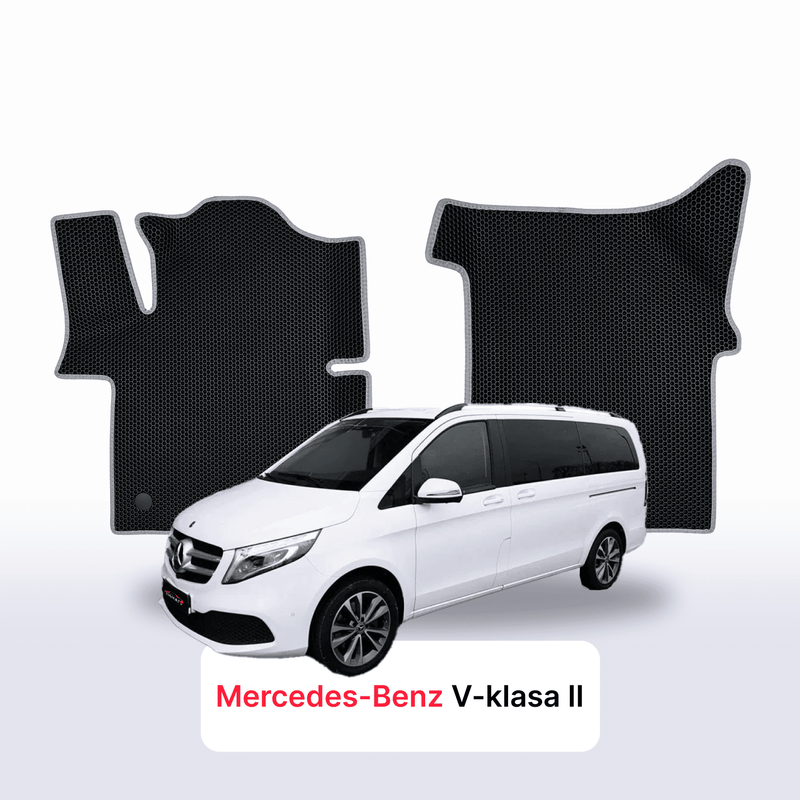 Autokoberce EVA pro Mercedes-Benz V-klasa 3 gen (W447) 2014-2027 r. MINIBUSLONG