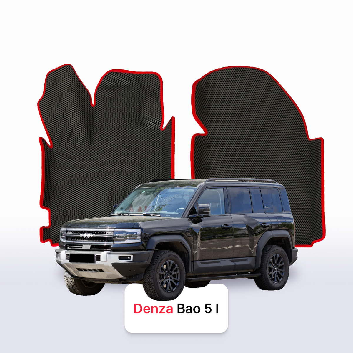 Autokoberce EVA pro Denza Bao 5 1 gen 2023-2028 r. SUV 5 DVEŘÍ