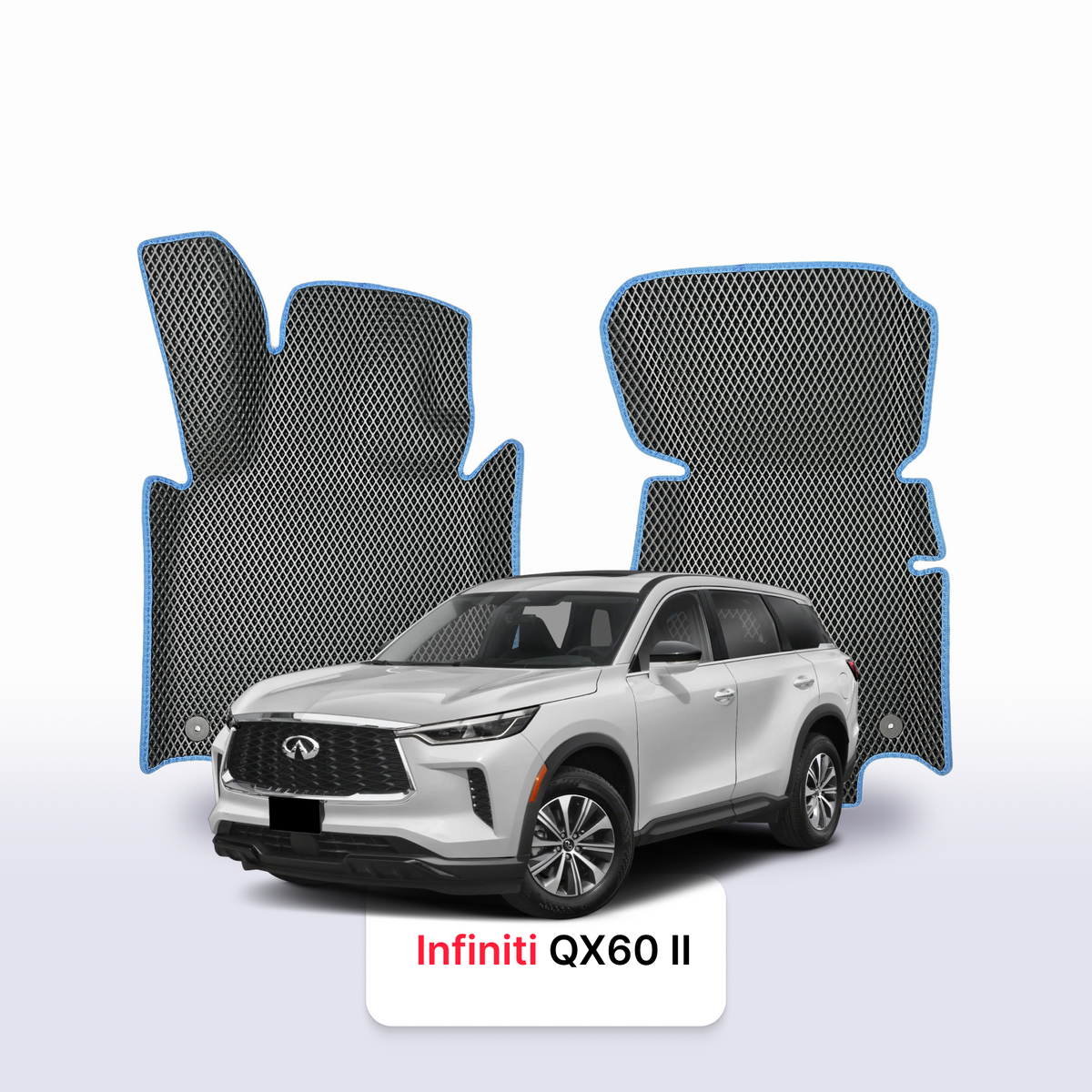 Autokoberce EVA pro Infiniti QX60 2 gen 2021-2028 r. SUV 7 MÍST